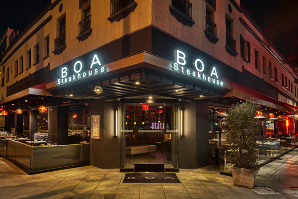 BOA Steakhouse Santa Monica Menus and pictures