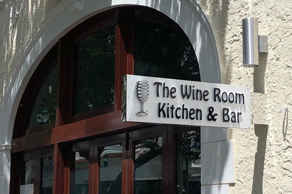 the wine room kitchen and bar in delray