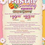 Garden Buffet Easter Menu – Southpoint – Las Vegas